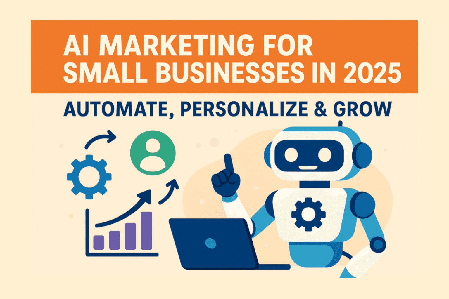AI-powered marketing dashboard for a small business