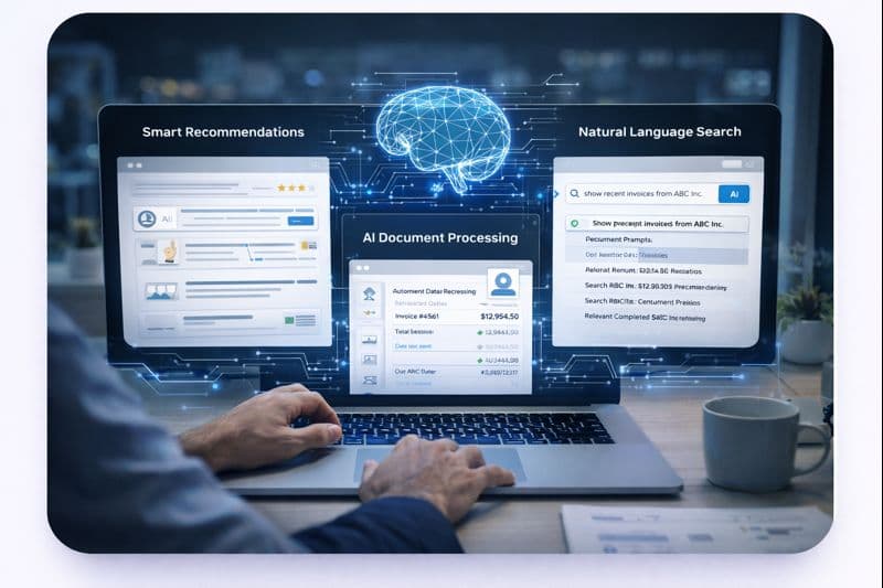AI-powered insights dashboard showing smart recommendations and data analysis