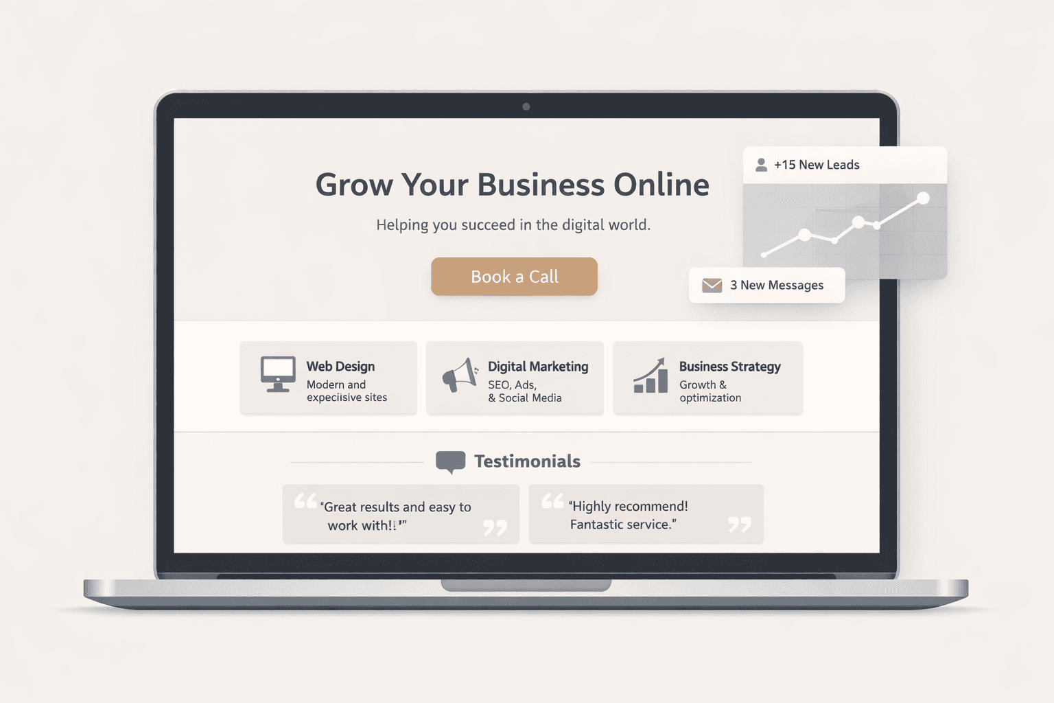 Website Design and Development for Service Businesses service preview